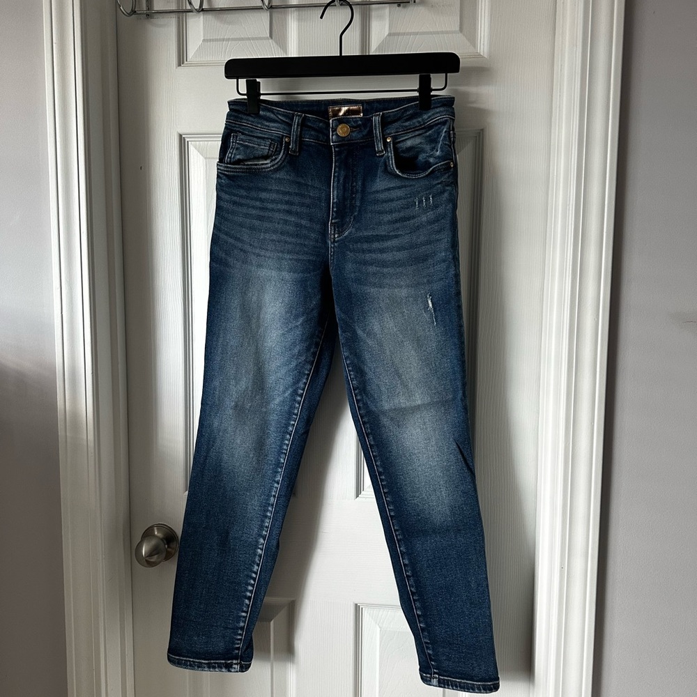 Kut from the Kloth Dark Blue Straight Leg Jeans